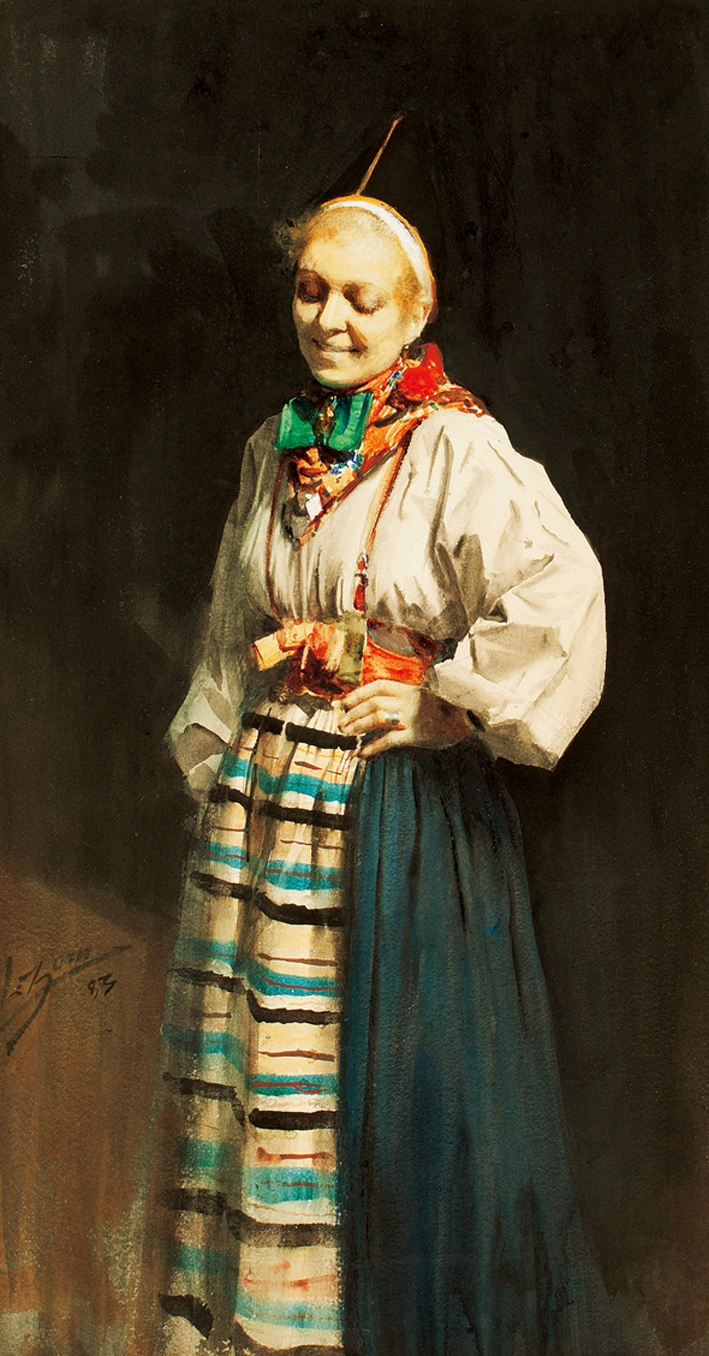  安德斯·莱奥纳德·佐恩 Anders Leonard Zorn —— 农妇 (2)